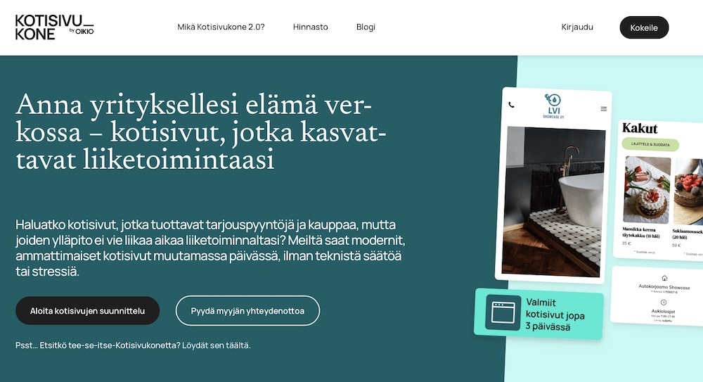 Kotisivukone
